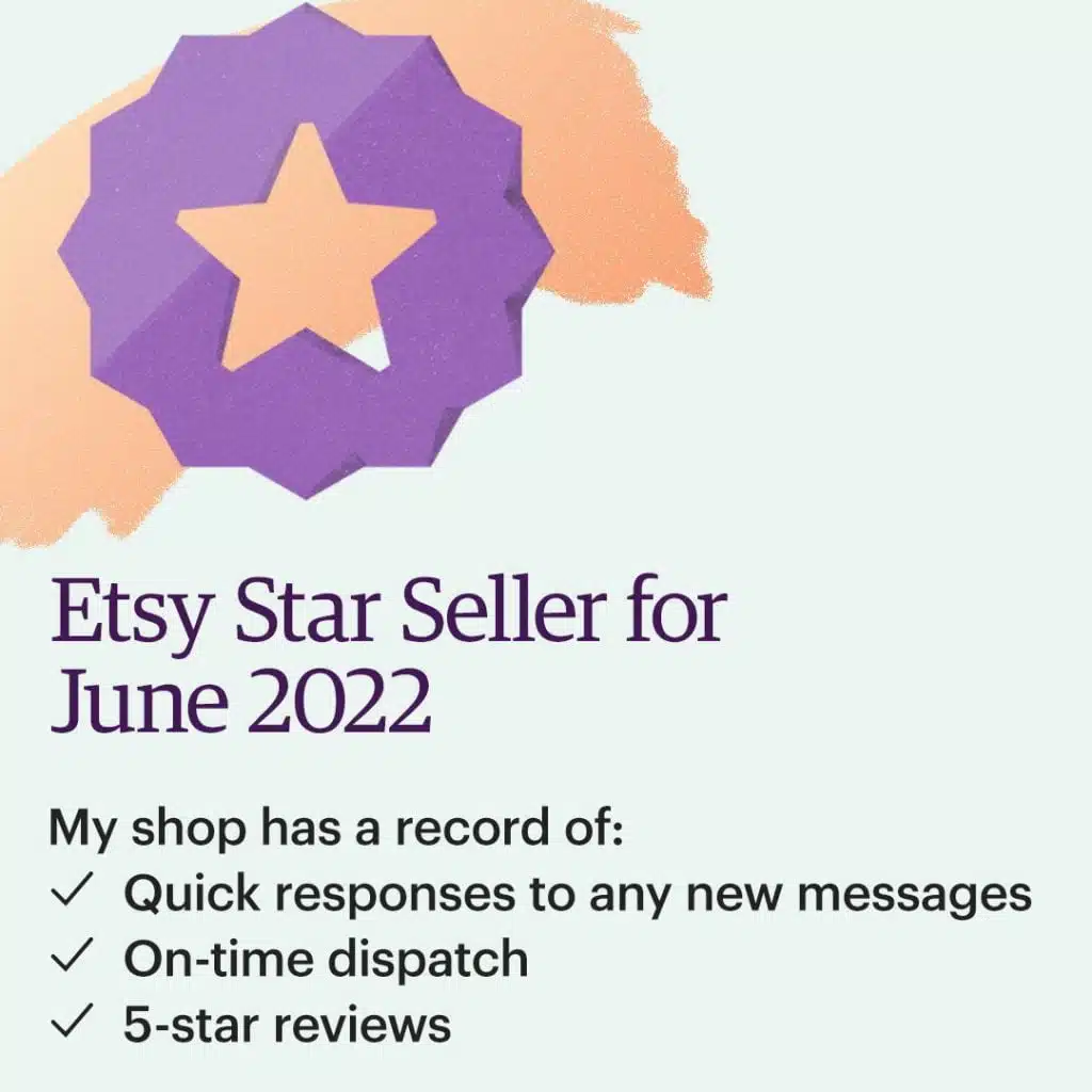 Etsy Star Seller-Becommer.com 1