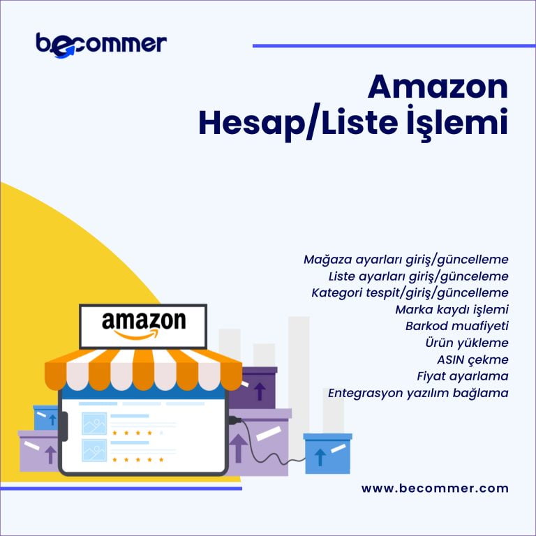 Amazon Hesap/Liste İşlemi