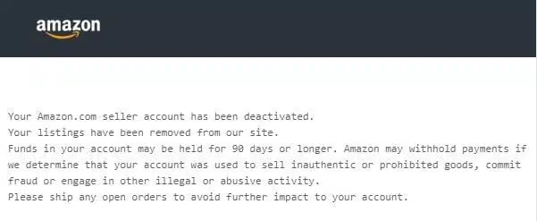 Amazon Suspend Çeşitleri